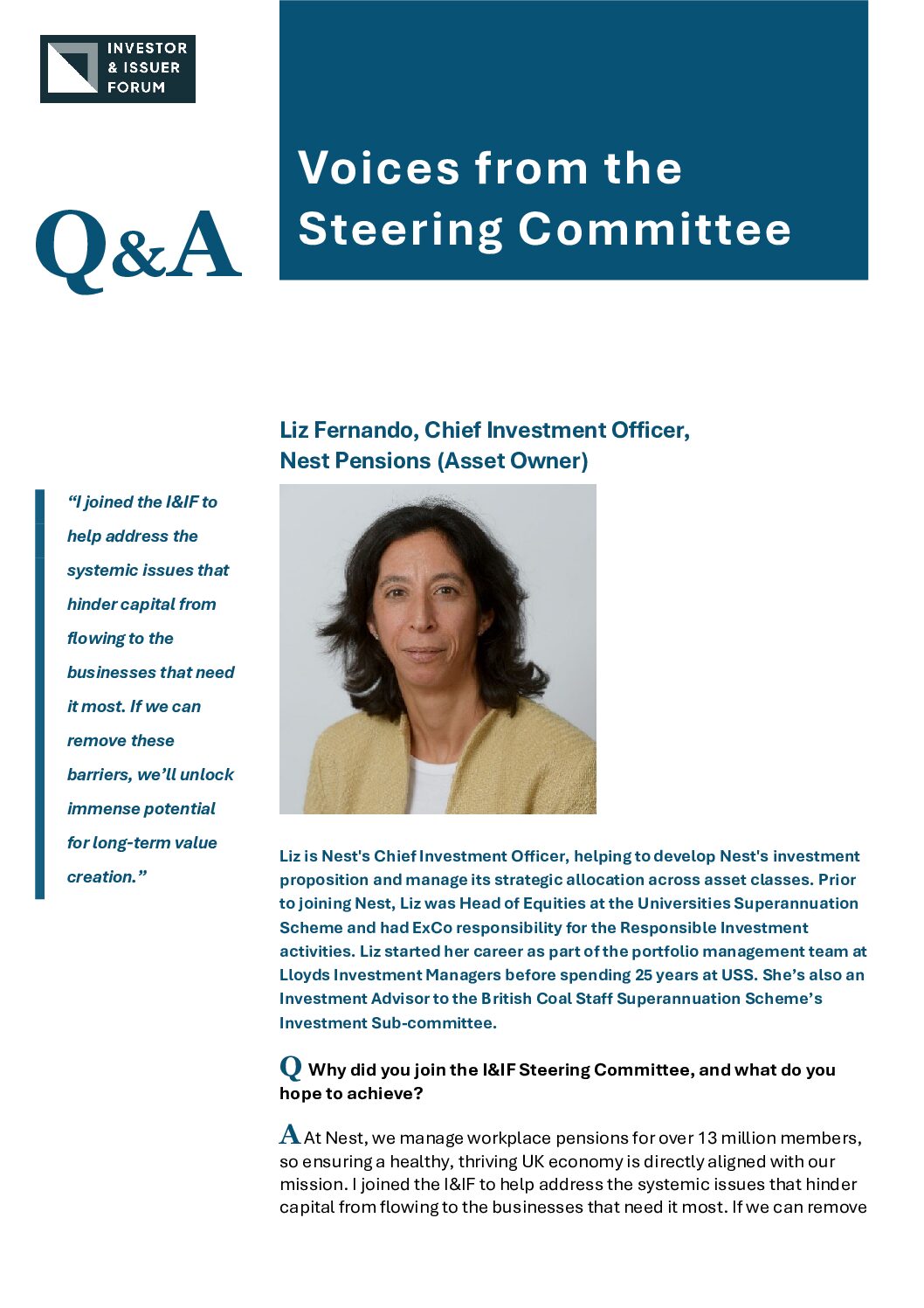 Open Voices: Steering Committee Insights