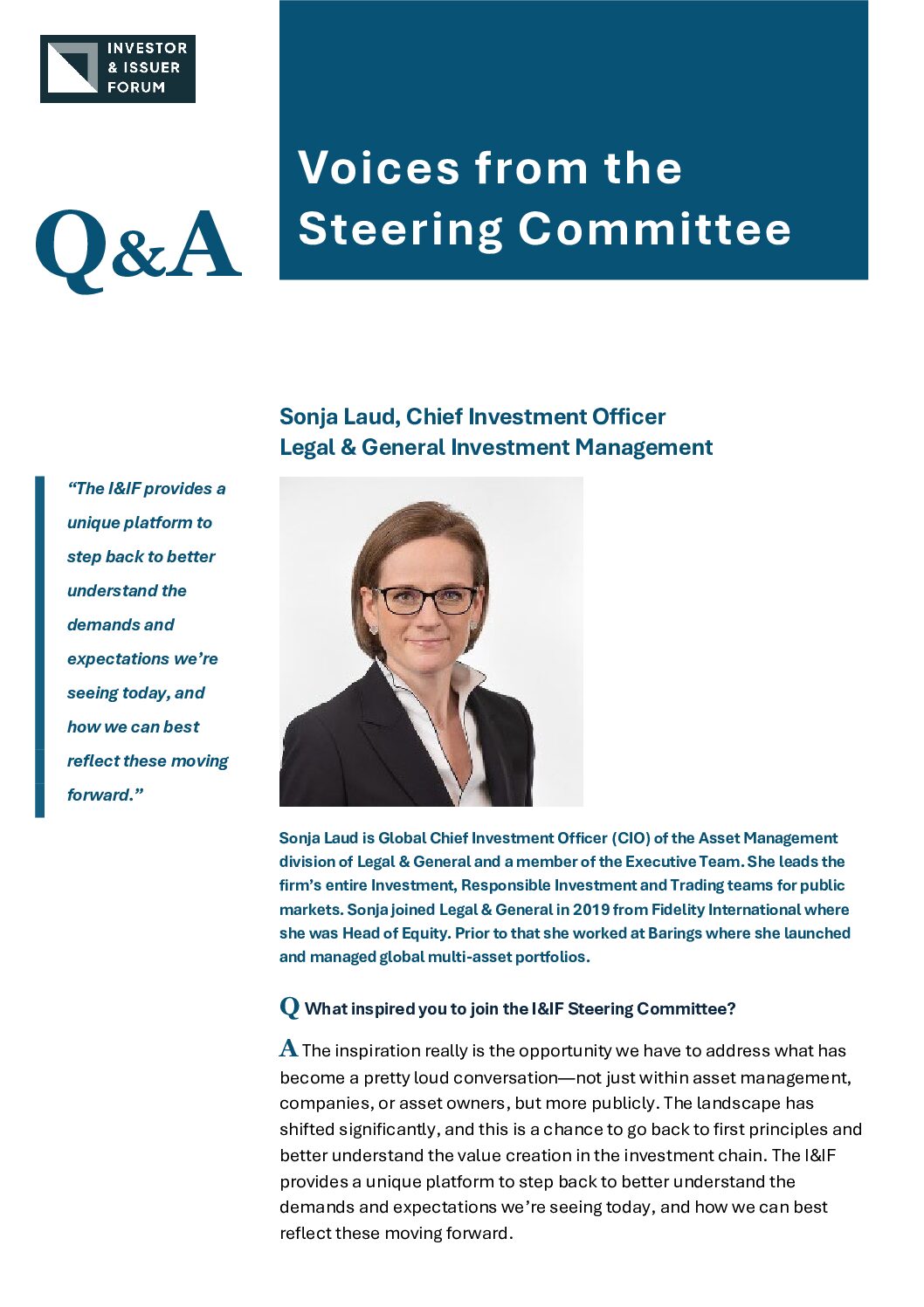 Open Voices: Steering Committee Insights